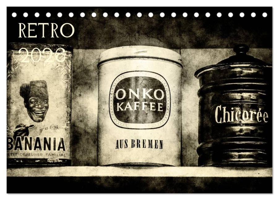 Retro (Tischkalender 2026 DIN A5 quer), CALVENDO Monatskalender - Tom Fotodesign