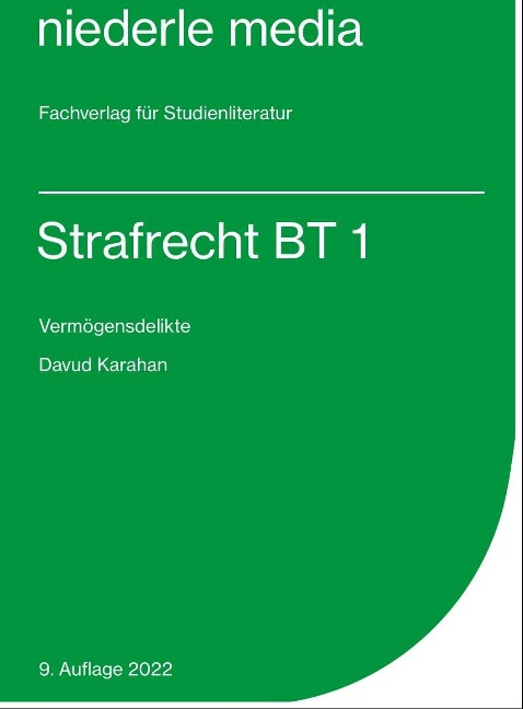 Karteikarten Strafrecht BT 1 - Davud Karahan