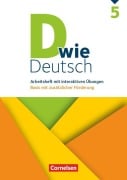 Cover-Bild zum Titel 'D wie Deutsch - Zu allen Ausgaben 5. Schuljahr - Arbeitsheft mit interaktiven Übungen auf scook.de' von 'Margret Angel, Mona Miethke-Frahm, Eva Wannemacher, Michaela Krauß, Sandra Heidmann-Weiß'