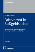 Cover-Bild zum Titel 'Fahrverbot in Bußgeldsachen' von 'Carsten Krumm, Bastian Cardue'