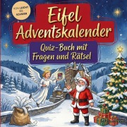 Cover-Bild zum Titel 'Eifel-Adventskalender: Quiz-Buch mit Fragen und Rätsel' von 'Schlauvento Interactive'