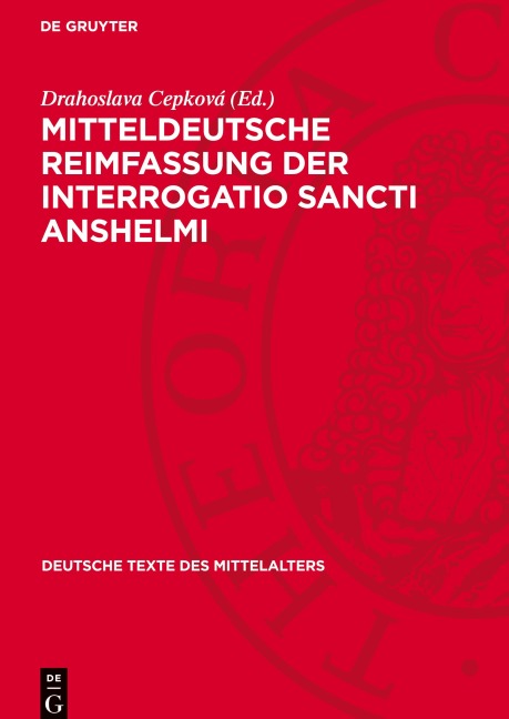 Mitteldeutsche Reimfassung der Interrogatio Sancti Anshelmi - 