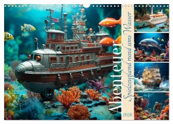Cover-Bild zum Titel 'Abenteuer Spielzeugland rund ums Wasser (Wandkalender 2026 DIN A3 quer), CALVENDO Monatskalender' von 'Kerstin Waurick'