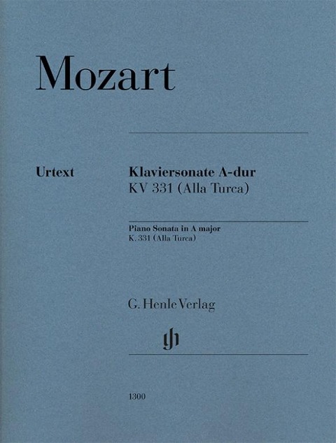 Klaviersonate A-dur KV 331 - Wolfgang Amadeus Mozart
