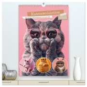 Cover-Bild zum Titel 'Katzenweisheiten (hochwertiger Premium Wandkalender 2026 DIN A2 hoch), Kunstdruck in Hochglanz' von 'Steffen Gierok-Latniak'