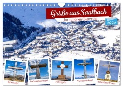 Cover-Bild zum Titel 'Grüße aus Saalbach (Wandkalender 2026 DIN A4 quer), CALVENDO Monatskalender' von 'Christa Kramer'