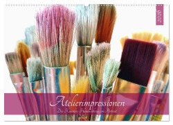 Cover-Bild zum Titel 'Atelierimpressionen - Des Künstlers Handwerkzeug im Portrait (Wandkalender 2026 DIN A2 quer), CALVENDO Monatskalender' von 'Michaela Schimmack'