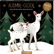 Cover-Bild zum Titel 'Ausmal-Glück Goldfolien-Malblock' von ''