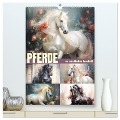 Pferde im romantischen Barockstil (hochwertiger Premium Wandkalender 2024 DIN A2 hoch), Kunstdruck in Hochglanz - Rose Hurley