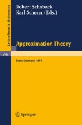 Cover-Bild zum Titel 'Approximation Theory' von ''
