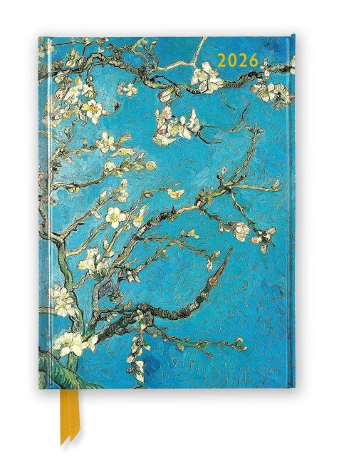 Vincent van Gogh - Mandelbaum in Blüte - Tischkalender 2026 - Tree Flame