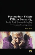 Cover-Bild zum Titel 'Postmodern Felsefe Dilinin Semantigi' von 'Ayhan Özdil'