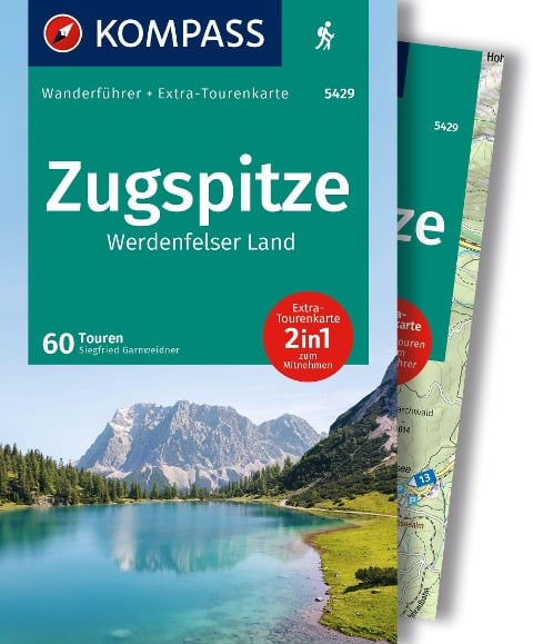 KOMPASS Wanderführer Zugspitze, Werdenfelser Land, 60 Touren mit Extra-Tourenkarte - Siegfried Garnweidner