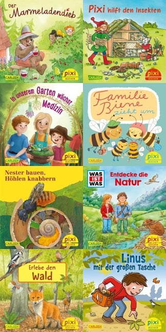 Pixi-8er-Set 290: Pixi liebt die Natur (8x1 Exemplar) - 