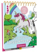 Cover-Bild zum Titel 'Mein Zauber-Wassermalbuch Einhörner' von 'Nadja Schwendemann'