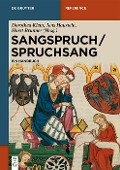 Cover-Bild zum Titel 'Sangspruch / Spruchsang' von ''