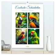 Cover-Bild zum Titel 'Exotische Schönheiten - prächtig bunte Vögel (hochwertiger Premium Wandkalender 2026 DIN A2 hoch), Kunstdruck in Hochglanz' von 'Steffen Gierok-Latniak'