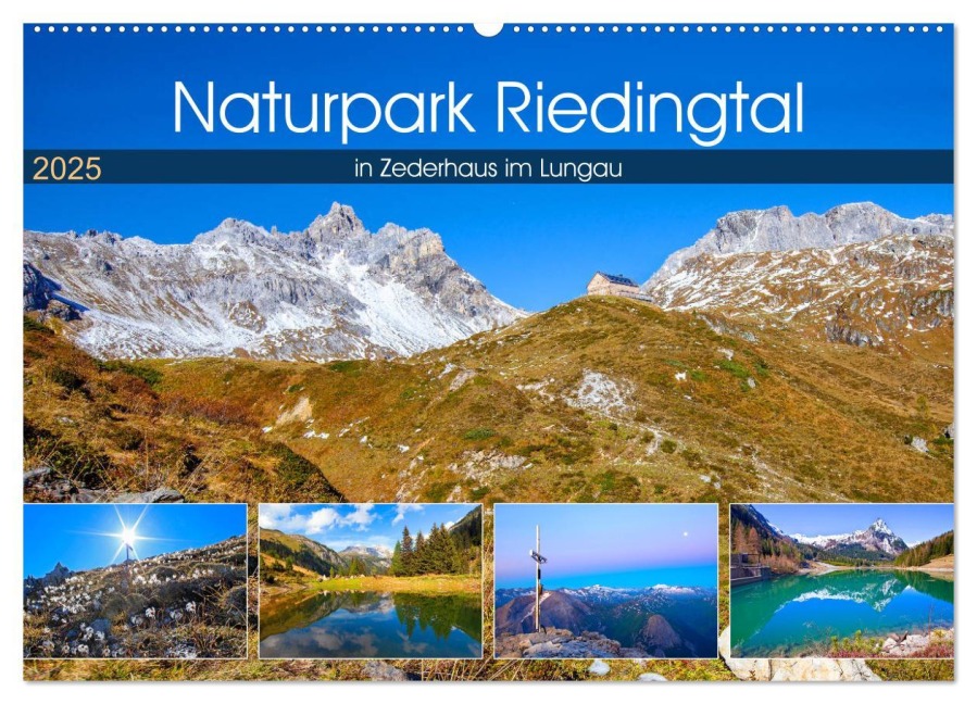 Naturpark Riedingtal (Wandkalender 2025 DIN A2 quer), CALVENDO Monatskalender - Christa Kramer
