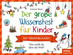 Cover-Bild zum Titel 'Der große Wissenstest für Kinder - Der Adventskalender' von 'Antonia Bauer'