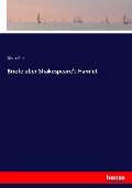 Cover-Bild zum Titel 'Briefe über Shakespeare's Hamlet' von 'Alois Flir'