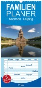Cover-Bild zum Titel 'Familienplaner 2026 - Sachsen - Leipzig mit 5 Spalten (Wandkalender, 21 x 45 cm) CALVENDO' von 'Peter Schickert'