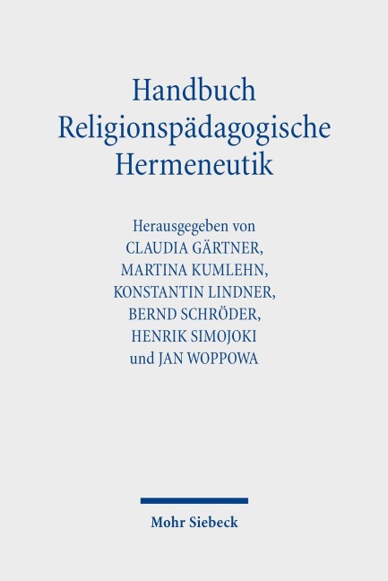 Handbuch Religionspädagogische Hermeneutik - 