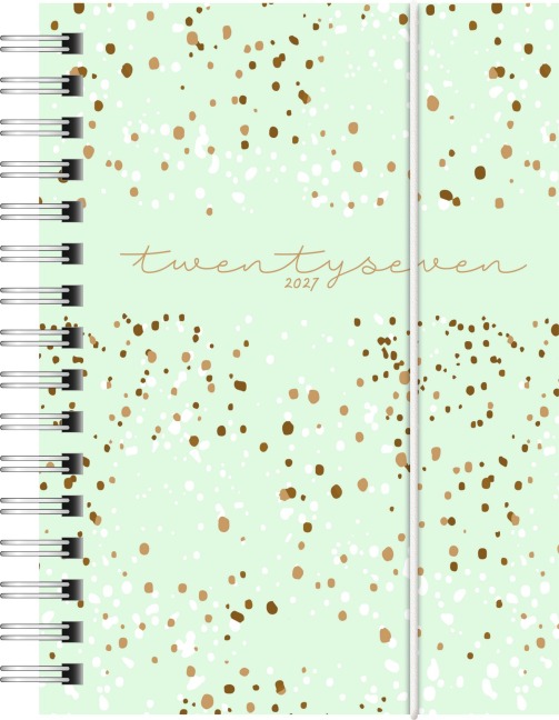 rido/idé 7013102027 Taschenkalender Mod. perfect/Technik I 2027 "Confetti" A6, Kunststoff - 