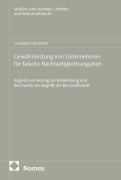 Cover-Bild zum Titel 'Gewährleistung von Unternehmen für falsche Nachhaltigkeitsangaben' von 'Gaudenz Giesberts'