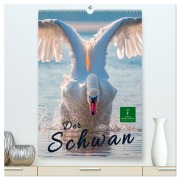 Der Schwan (hochwertiger Premium Wandkalender 2026 DIN A2 hoch), Kunstdruck in Hochglanz - Peter Roder