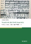 Cover-Bild zum Titel 'Verzeichnis des Streichquartetts' von 'Hermann Walther'