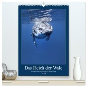Cover-Bild zum Titel 'Im Reich der Wale (hochwertiger Premium Wandkalender 2026 DIN A2 hoch), Kunstdruck in Hochglanz' von 'Travelpixx. com Travelpixx. com'