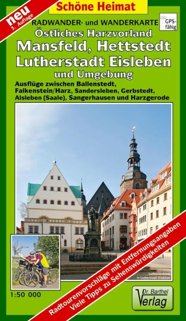 Östliches Harzvorland - Mansfeld, Hettstedt, Lutherstadt Eisleben 1 : 50 000. Radwander- und Wanderkarte - 