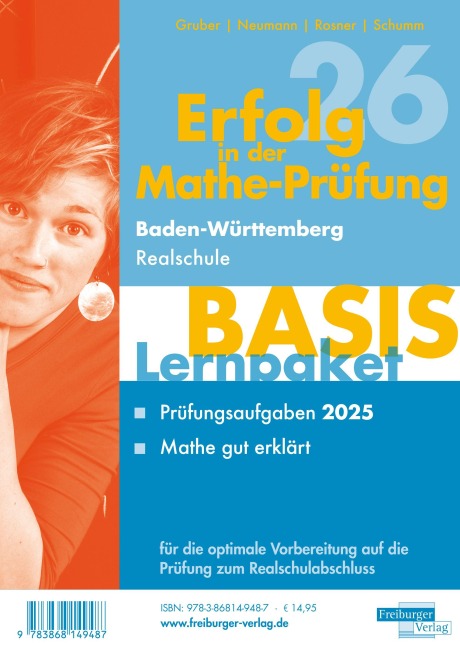 Lernpaket Basis Realschulabschluss 2026 Baden-Württemberg - Helmut Gruber, Robert Neumann, Stefan Rosner, Roland Schumm