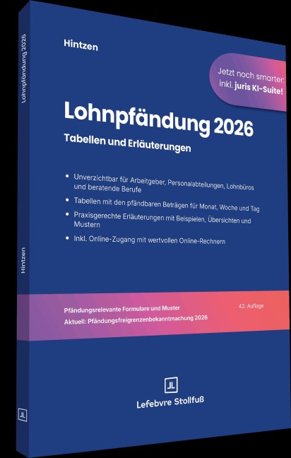 Lohnpfändung 2026 - Udo Hintzen