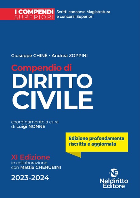 Compendio di diritto civile 2023-2024 - Giuseppe Chiné, Andrea Zoppini