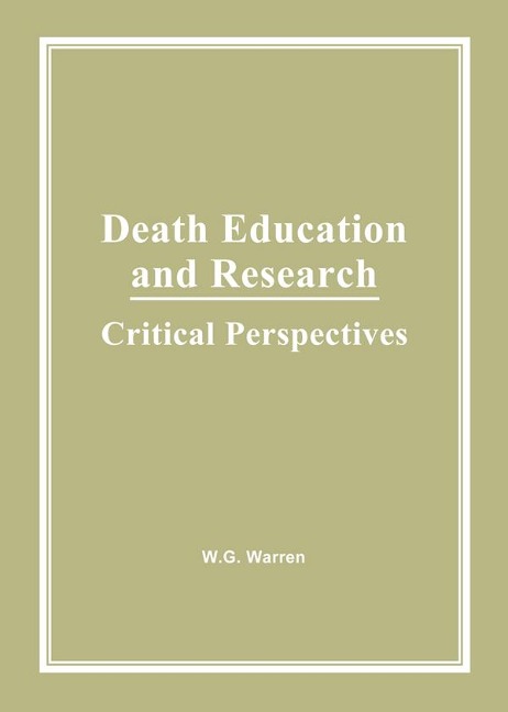 Death Education and Research - William G Warren