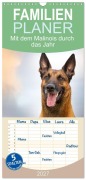 Cover-Bild zum Titel 'Familienplaner 2027 - Mit dem Malinois durch das Jahr mit 5 Spalten (Wandkalender, 21 x 45 cm) CALVENDO' von 'Martina Wrede - Wredefotografie'