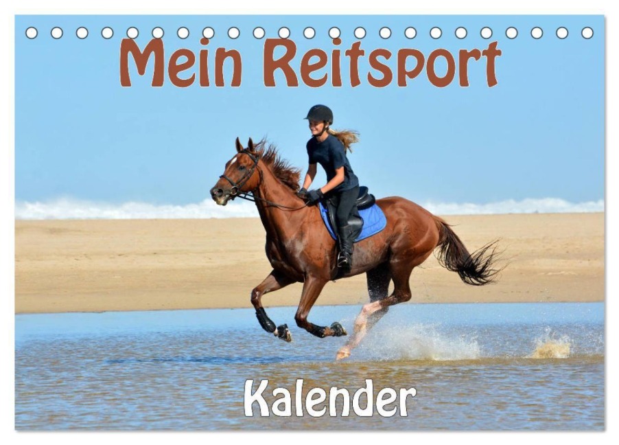 Mein Reitsport Kalender (Tischkalender 2027 DIN A5 quer), CALVENDO Monatskalender - Anke van Wyk - www. germanpix. net