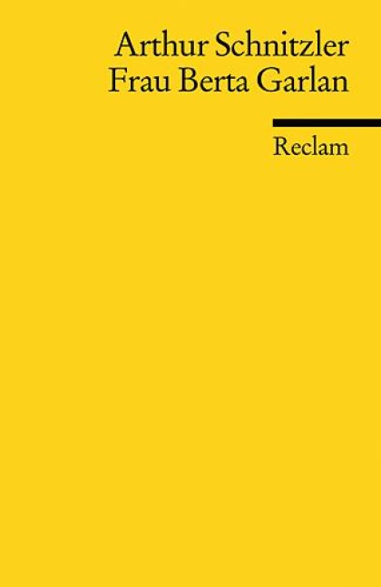 Frau Berta Garlan - Arthur Schnitzler