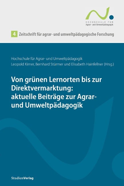 Zeitschrift für agrar- und umweltpädagogische Forschung 4 - 