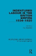 Cover-Bild zum Titel 'Indentured Labour in the British Empire, 1834-1920' von ''
