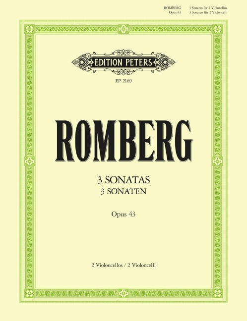 Sonaten op. 43 Nr. 1-3 - Bernhard Heinrich Romberg