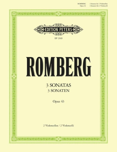 Sonaten op. 43 Nr. 1-3 - Bernhard Heinrich Romberg