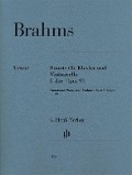 Sonate für Klavier und Violoncello F-dur Opus 99 - Johannes Brahms