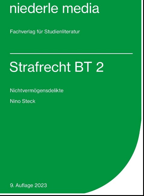Strafrecht BT 2. Karteikarten - Nino Steck