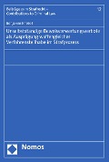 Cover-Bild zum Titel 'Unselbstständige Beweisverwertungsverbote als Ausprägung waffengleicher Verfahrensteilhabe im Strafprozess' von 'Benjamin Knebel'