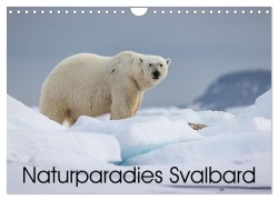 Cover-Bild zum Titel 'Naturparadies Svalbard (Wandkalender 2026 DIN A4 quer), CALVENDO Monatskalender' von 'David Oberholzer - www. davidoberholzer. ch'