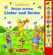 Cover-Bild zum Titel 'Meine ersten Lieder und Reime - Pappbilderbuch zum Vorlesen - Liederbuch mit 10 Melodien' von 'Axel Dissmann'