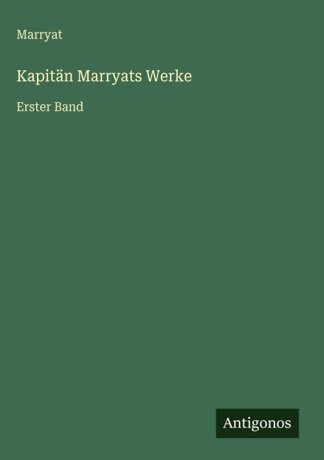 Kapitän Marryats Werke - Marryat