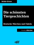Cover-Bild zum Titel 'Die schönsten Tiergeschichten' von 'Brüder Grimm'